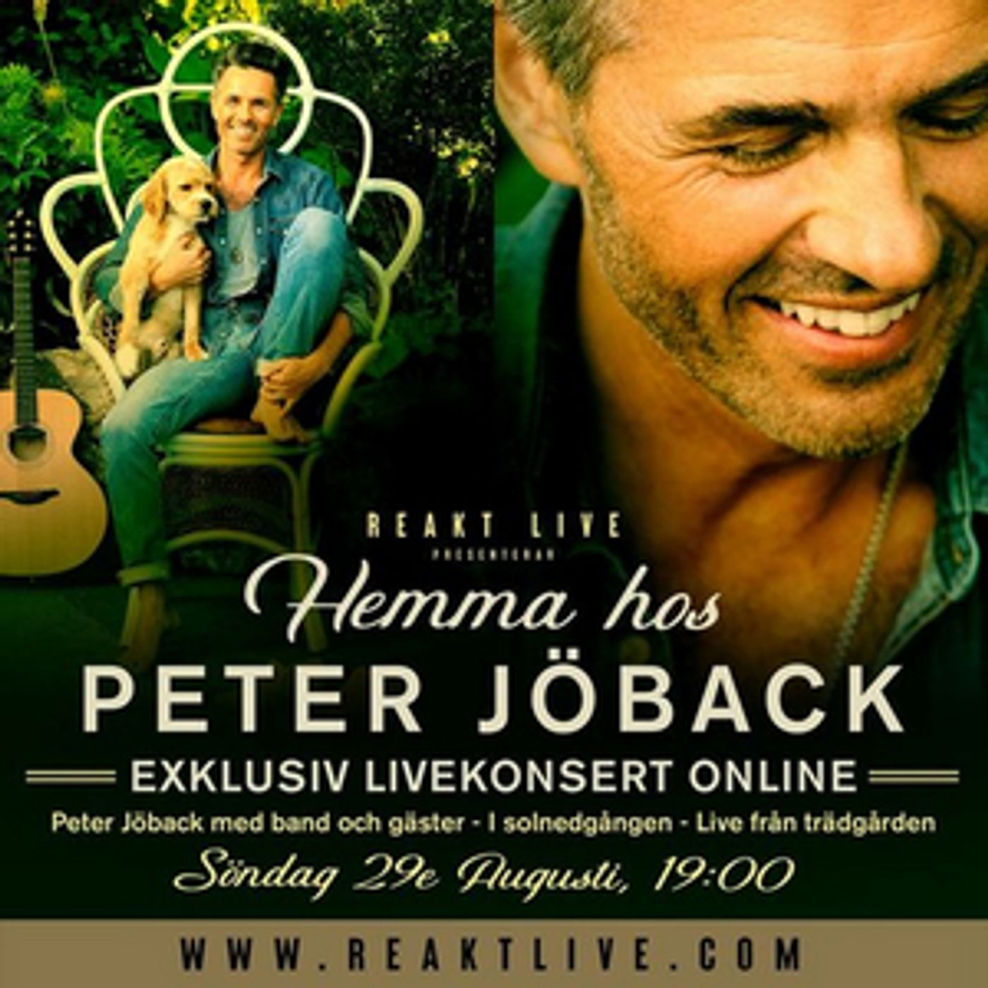 PETER JÖBACK To Stream Live Concert From His Garden  Image