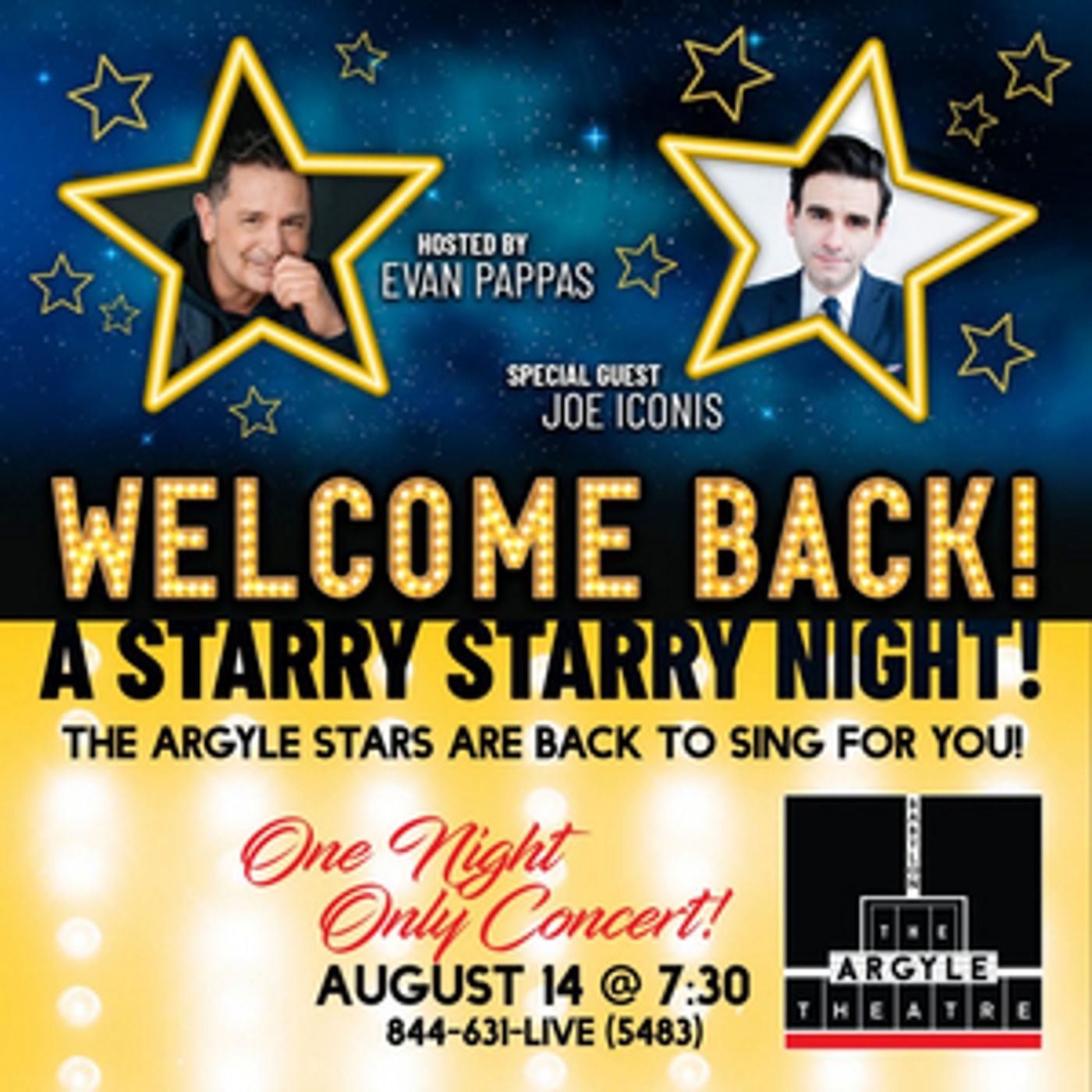 The Argyle Theater's Gala Concert Featuring Joe Iconis and More to Take Place Tomorrow Night  Image