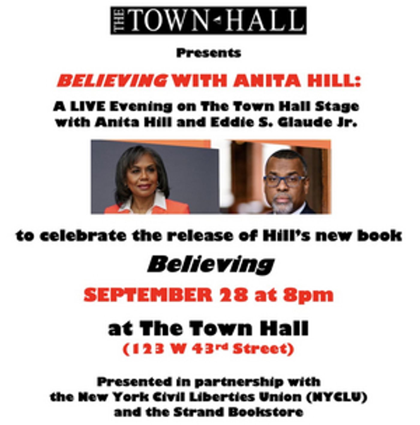 The Town Hall to Present an Evening With Anita Hill  Image