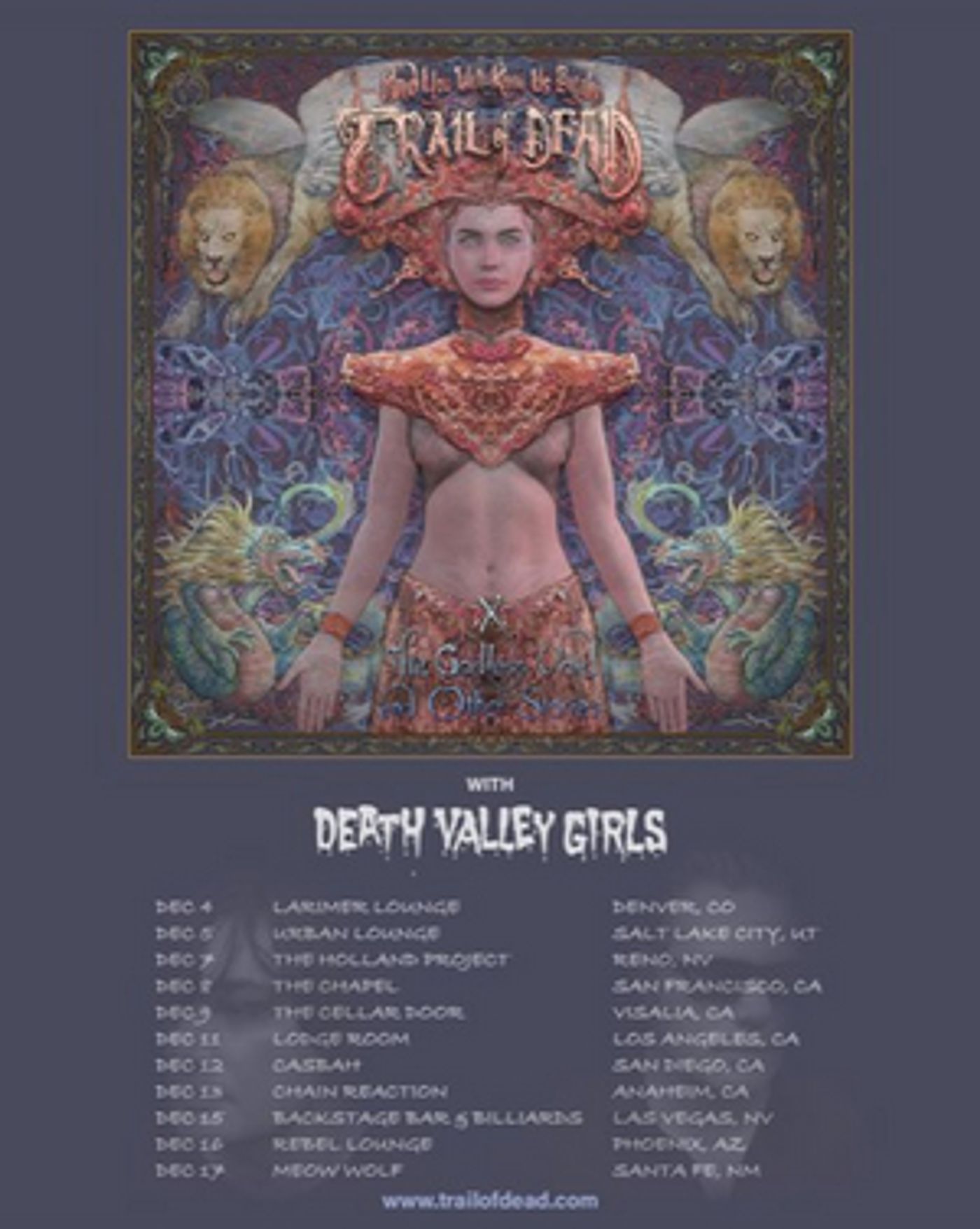 …And You Will Know Us by the Trail of Dead Announce December Headline Tour  Image