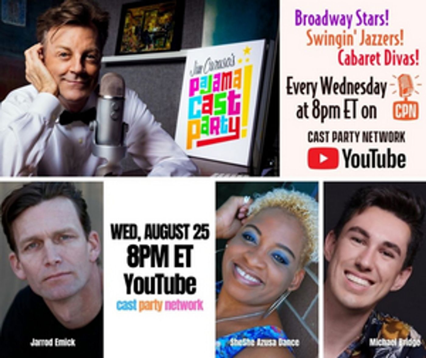 Jarrod Emick Among August 25th JIM CARUSO'S PAJAMA CAST PARTY Guests  Image