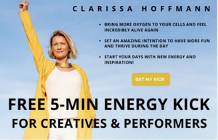 FREE: New 5-min Energy Kick for Creatives & Performers  Image