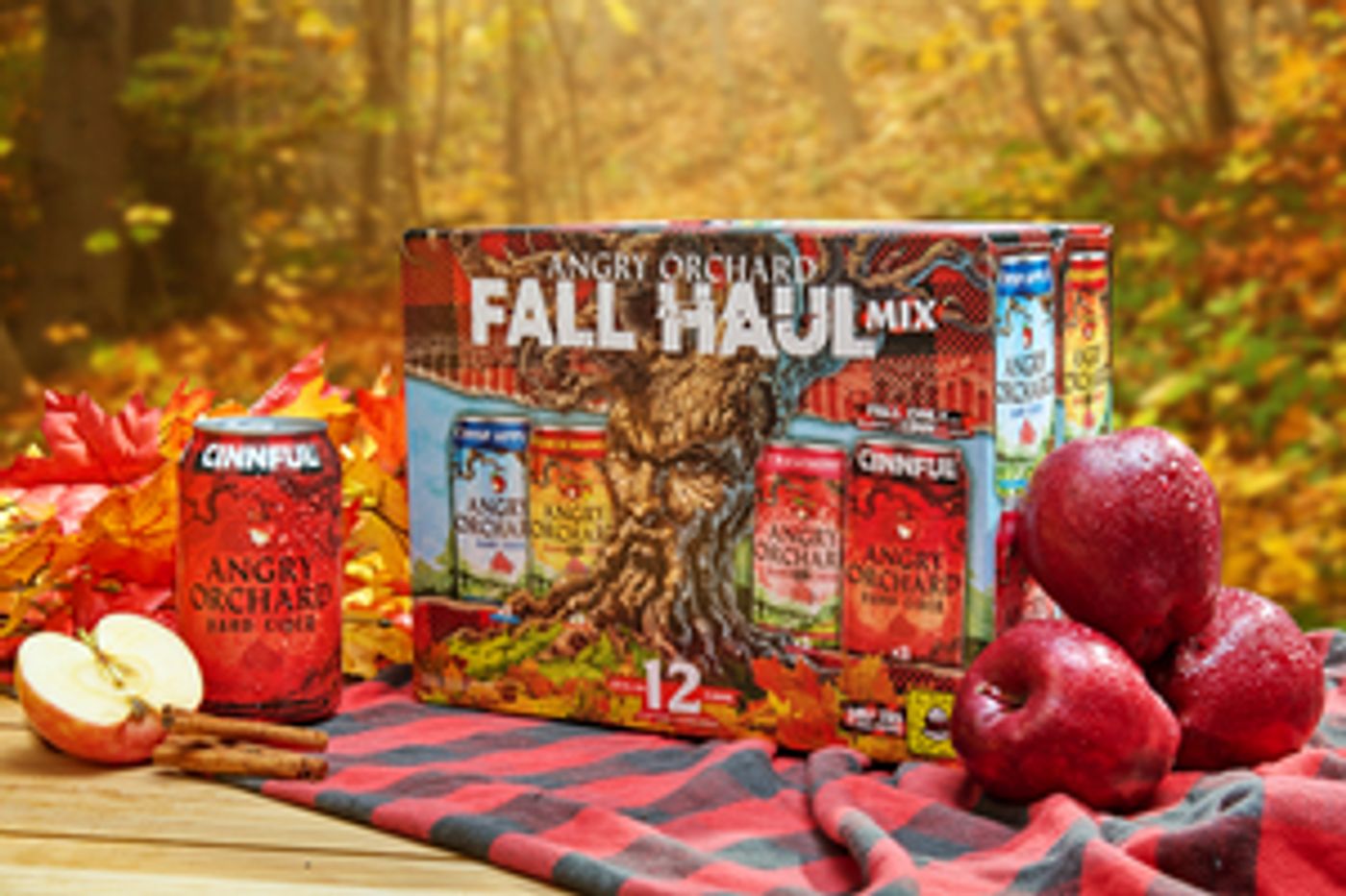 ANGRY ORCHARD Cinnful Apple Cider and their Fall Hall Variety Pack  Image