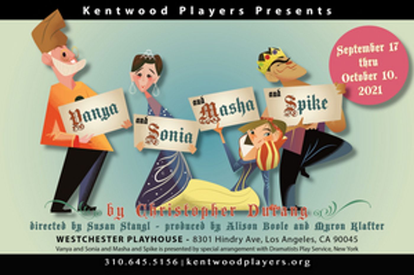 Feature: Meet the Cast of VANYA AND SONIA AND MASHA AND SPIKE at The Westchester Playhouse  Image
