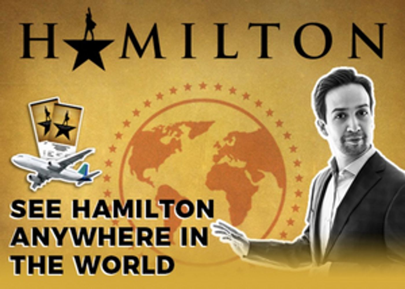 ✈ Win a Trip to See HAMILTON Anywhere in the World  Image