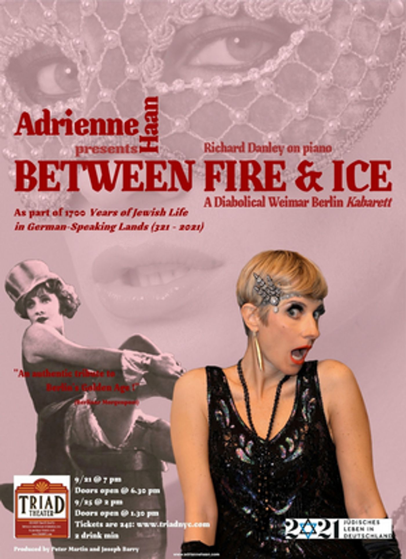International Concert Artist Adrienne Haan To Present BETWEEN FIRE & ICE at The Triad Theater  Image