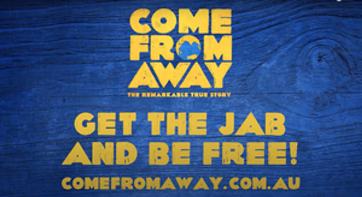 Australian Production Of COME FROM AWAY To Mandate Vaccinations For All Employees  Image