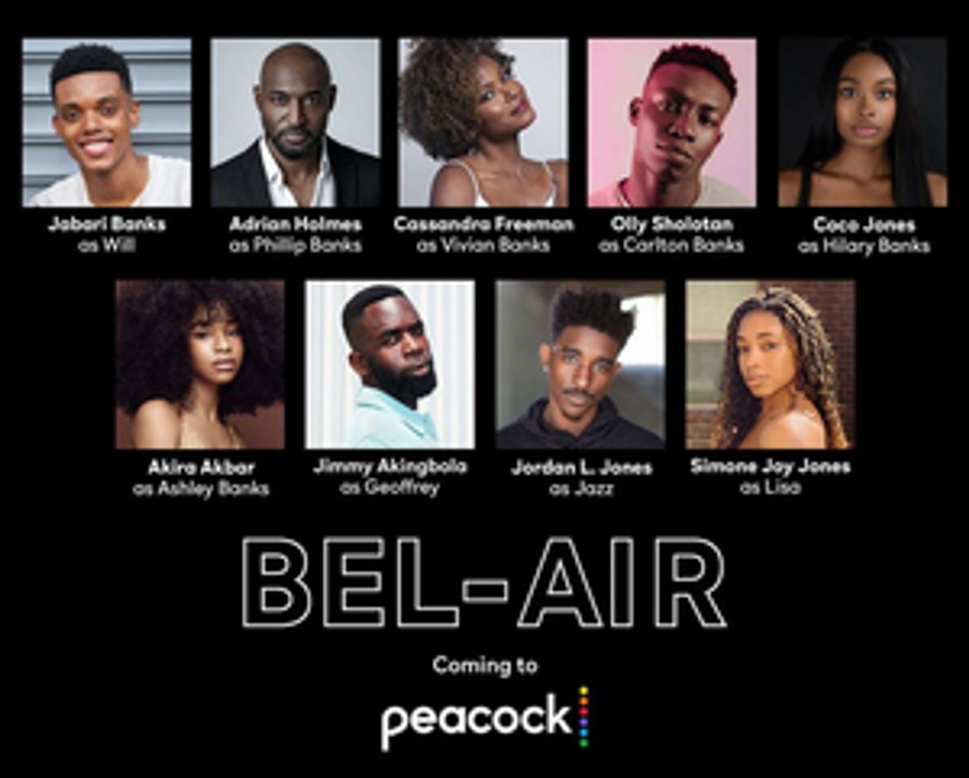 Peacock Announces Full Cast For BEL-AIR Reboot  Image