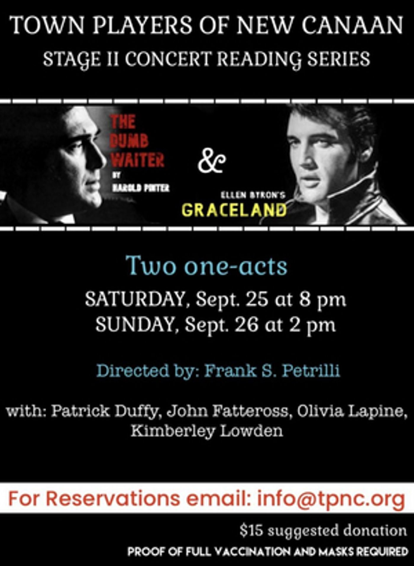 Interview: FRANK S. PETRILLI of THE DUMB WAITER & GRACELAND at TOWN PLAYERS OF NEW CANAAN Interview: FRANK S. PETRILLI of THE DUMB WAITER & GRACELAND at TOWN PLAYERS OF NEW CANAAN Image