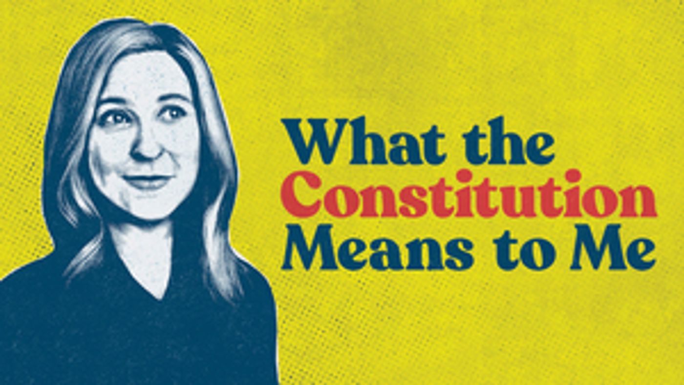 WHAT THE CONSTITUTION MEANS TO ME Begins September 30 At The Guthrie  Image
