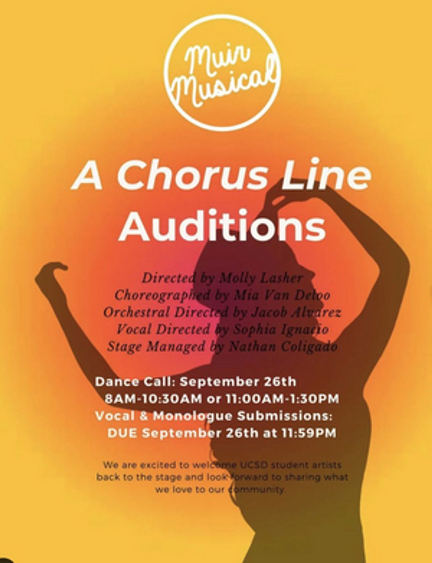 Student Blog: Choreographing A Chorus Line!  Image