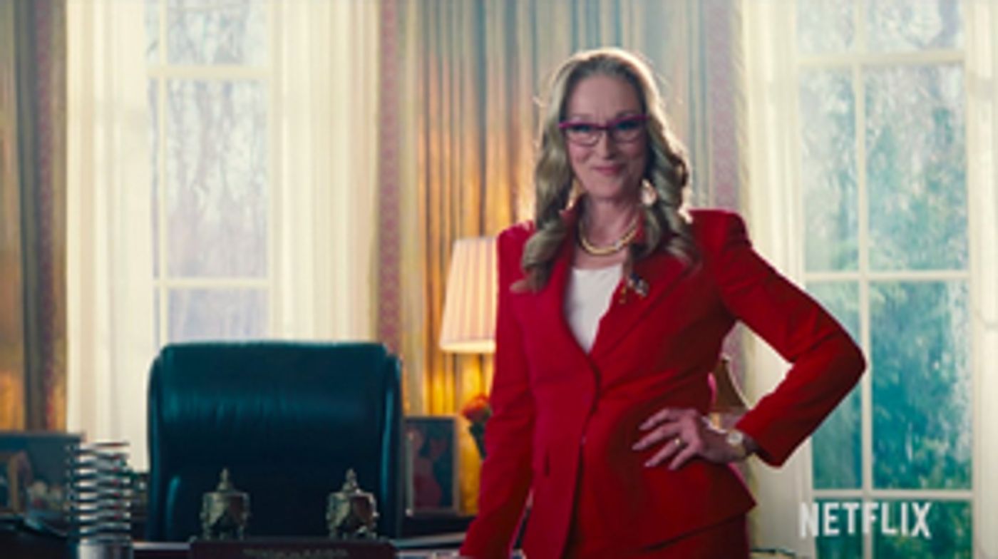 VIDEO: Watch Meryl Streep, Leonardo DiCaprio, & Jennifer Lawrence in a New DON'T LOOK UP Clip  Image