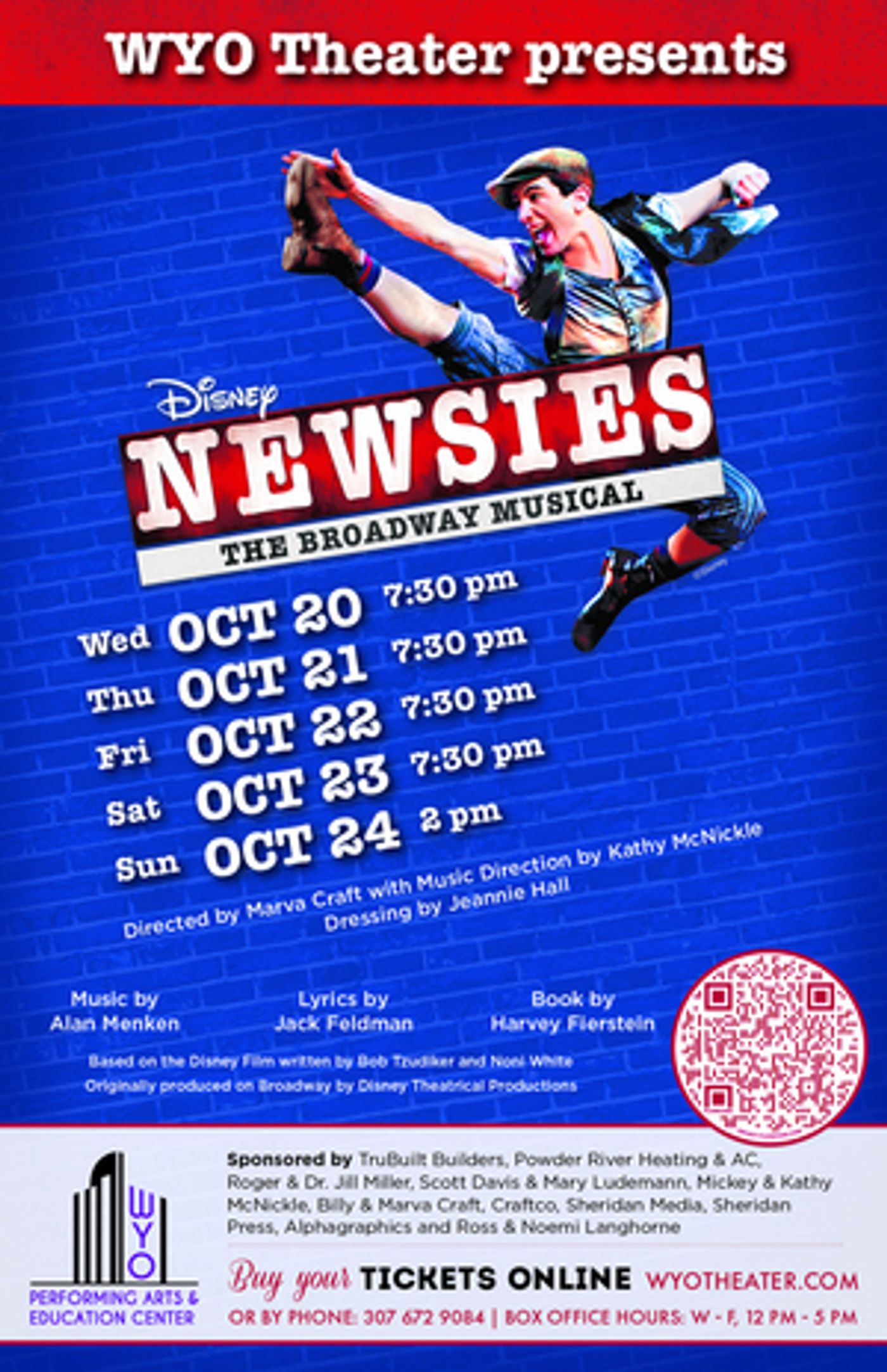 WYO Theater to Presents Disney's NEWSIES WYO Theater to Presents Disney's NEWSIES Image