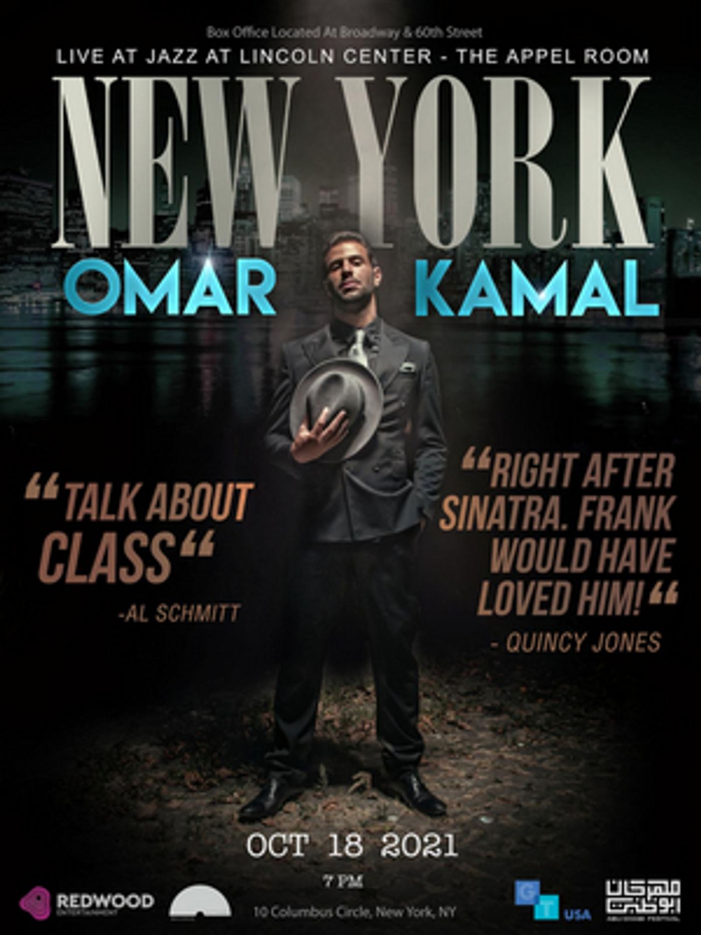 Omar Kamal to Perform at Jazz at Lincoln Center's The Appel Room  Image