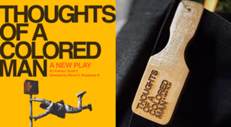 THOUGHTS OF A COLORED MAN Teams Up With merch. - The First Black-Owned Broadway Merchandise Company Image