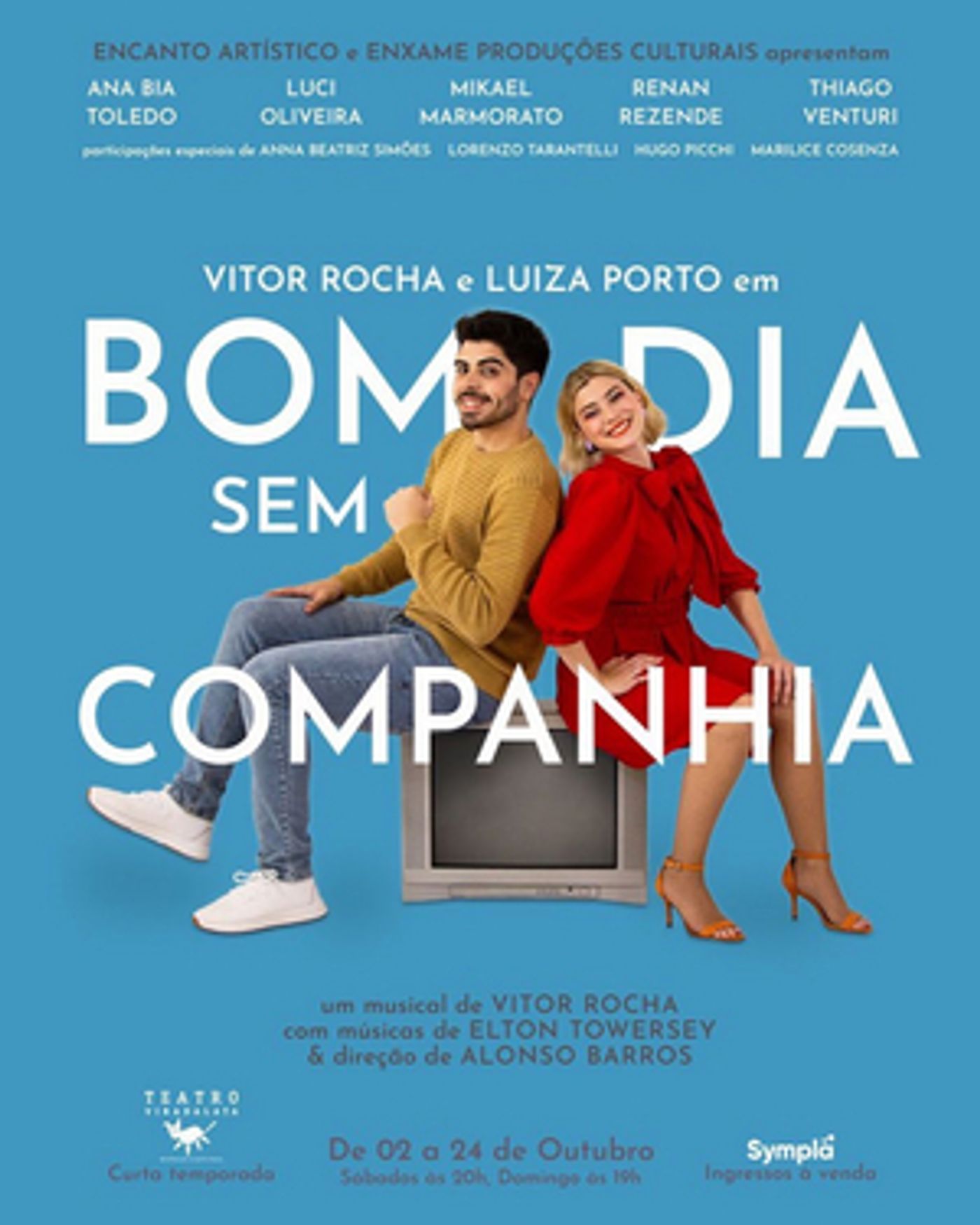 Review: Leaving His Comfort Zone, Vitor Rocha Writes and Acts in BOM DIA SEM COMPANHIA, a Musical Out Of the Box Discussing Current Issues  Image