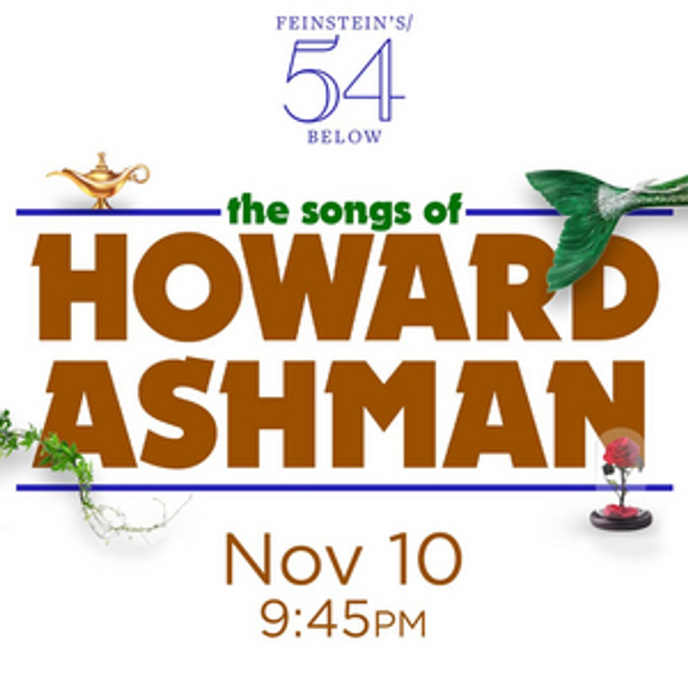 THE SONGS OF HOWARD ASHMAN to be Presented at Feinstein's/54 Below  Image