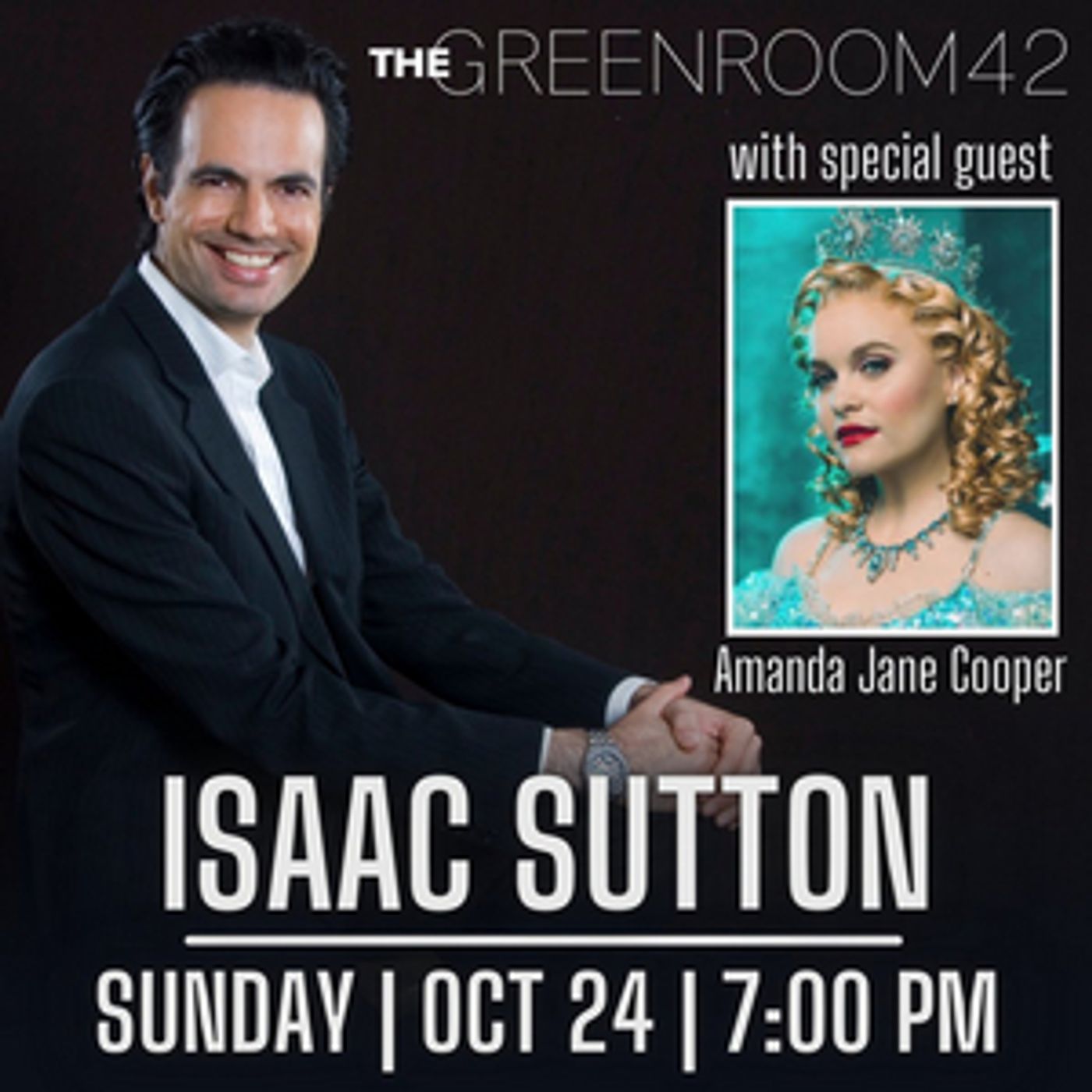 Amanda Jane Cooper to Reunite with Isaac Sutton for BROADWAY ISRAEL at The Green Room 42 Amanda Jane Cooper to Reunite with Isaac Sutton for BROADWAY ISRAEL at The Green Room 42 Image