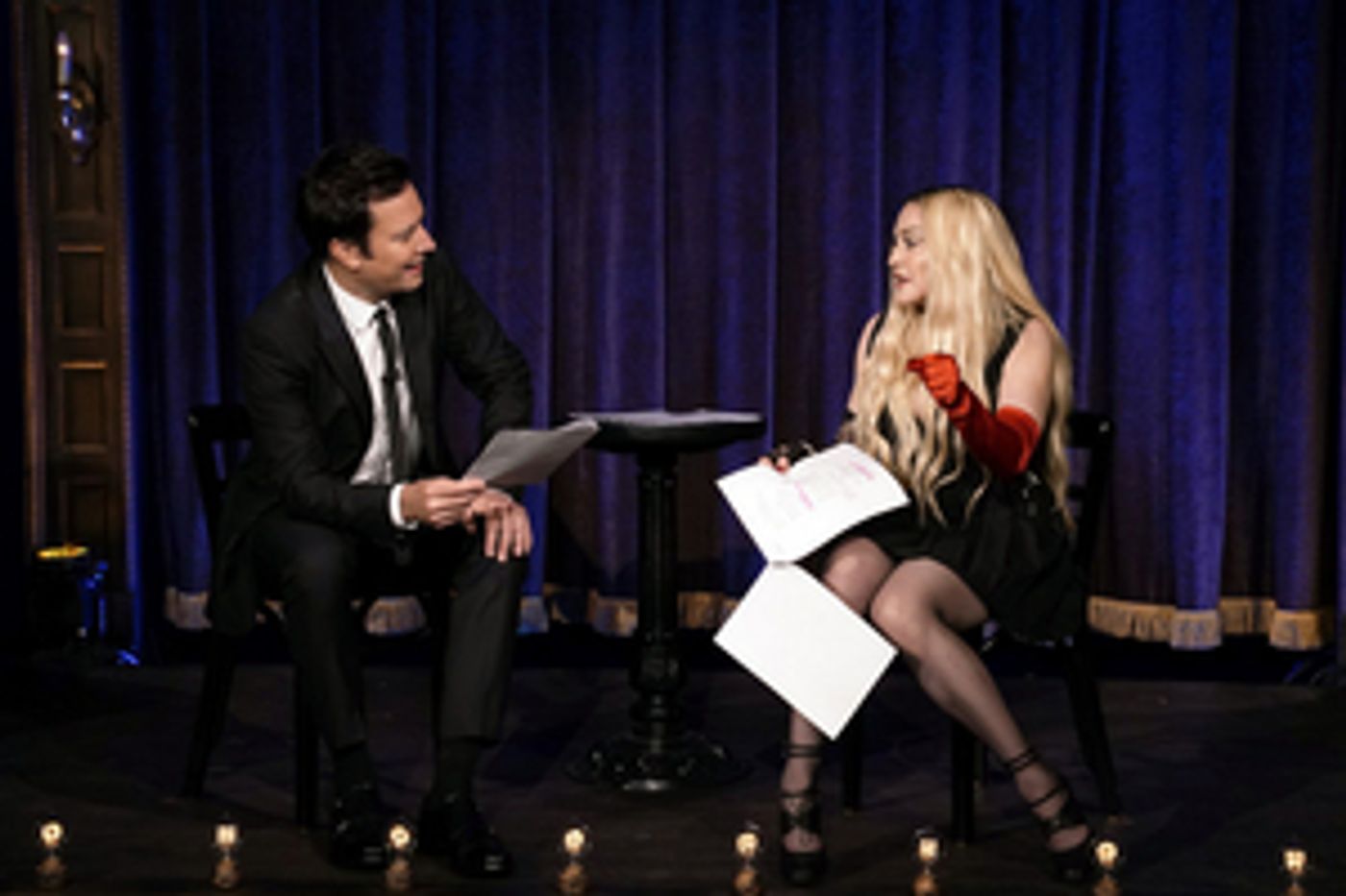 VIDEO: Madonna Performs 'Kid Theatre' with Jimmy Fallon, Talks New 'Visual Autobiography'  Image
