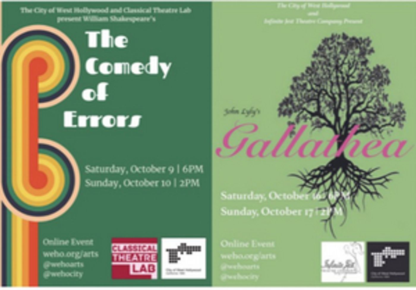 The City of West Hollywood's Virtual Theatre begins THIS Weekend!  Image