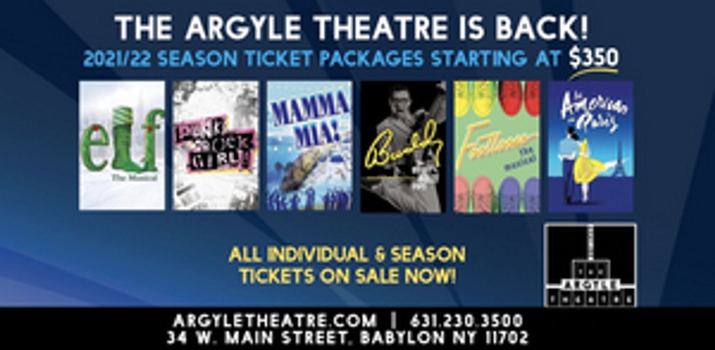 The Argyle Theatre Announces 2021-22 Season  Image