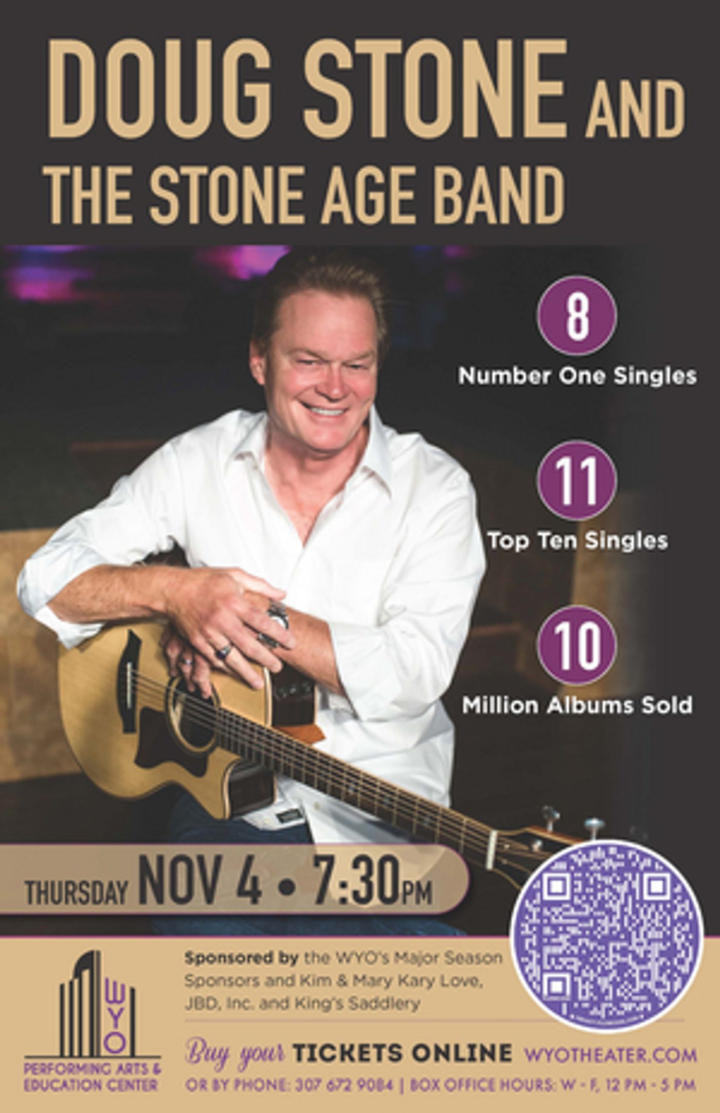 Doug Stone to Perform with the Stone Age Band at WYO  Image