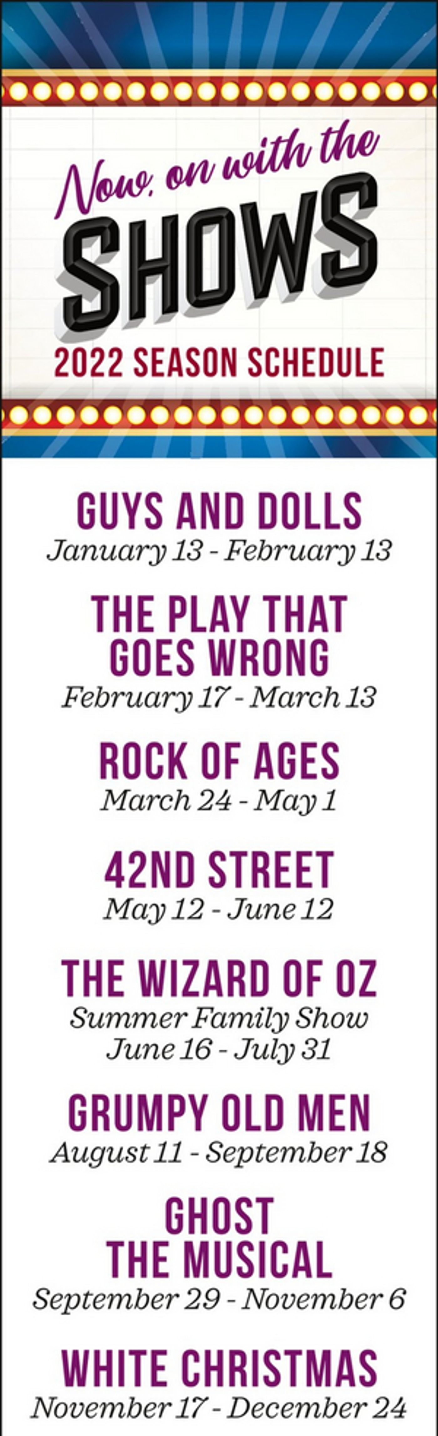 The Alhambra Theatre & Dining Announces 2022 Season The Alhambra Theatre & Dining Announces 2022 Season Image