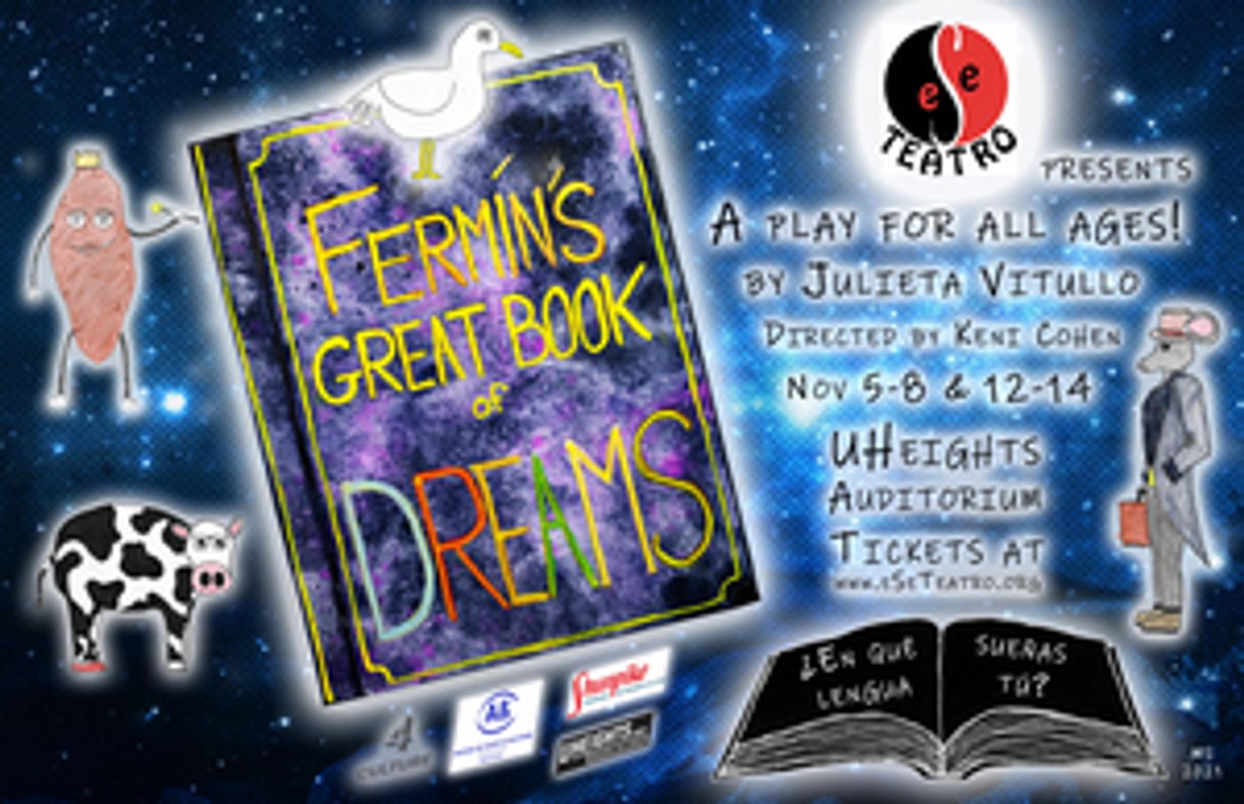 FERMIN'S GREAT BOOK OF DREAMS Comes to Seattle Next Month FERMIN'S GREAT BOOK OF DREAMS Comes to Seattle Next Month Image