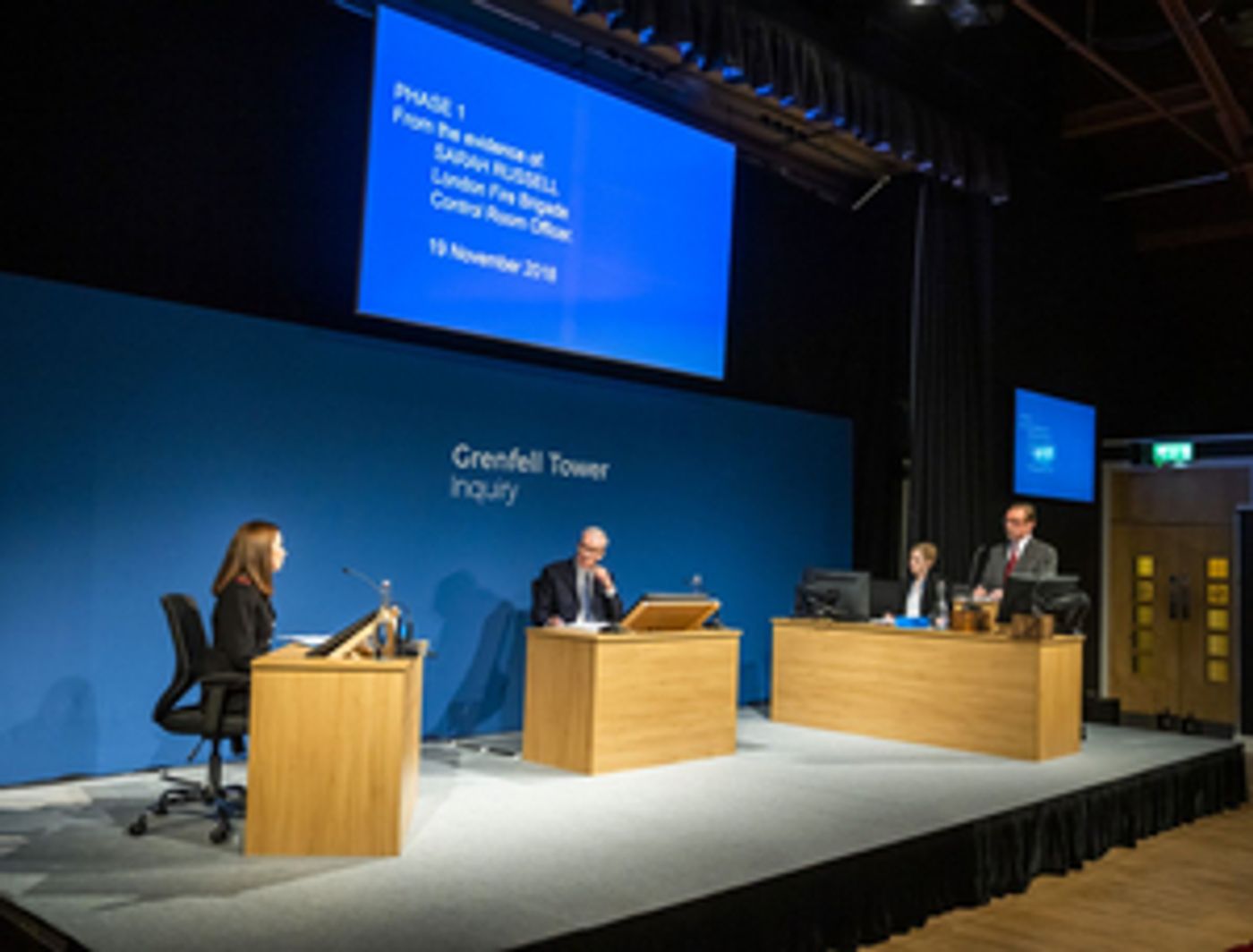 Review: VALUE ENGINEERING SCENES FROM THE GRENFELL INQUIRY, The Tabernacle  Image