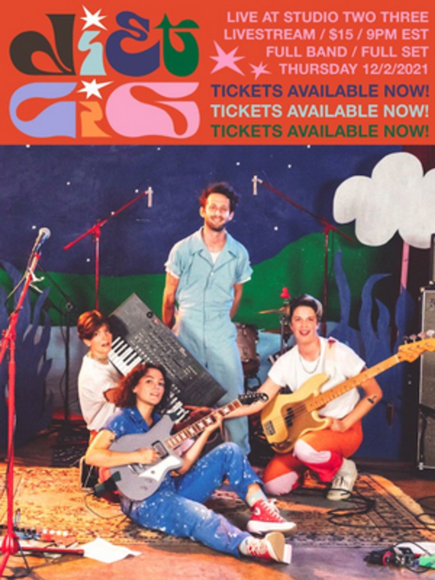 Diet Cig Announces New January 2021 Tour Dates Diet Cig Announces New January 2021 Tour Dates Image