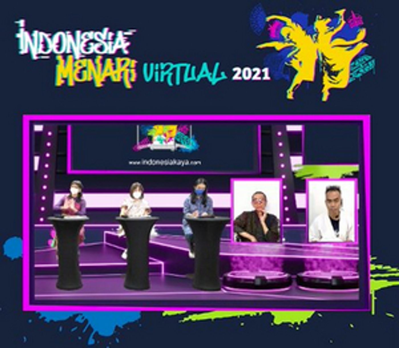 INDONESIA MENARI VIRTUAL 2021 by INDONESIA KAYA Crowned Winning Dancers  Image