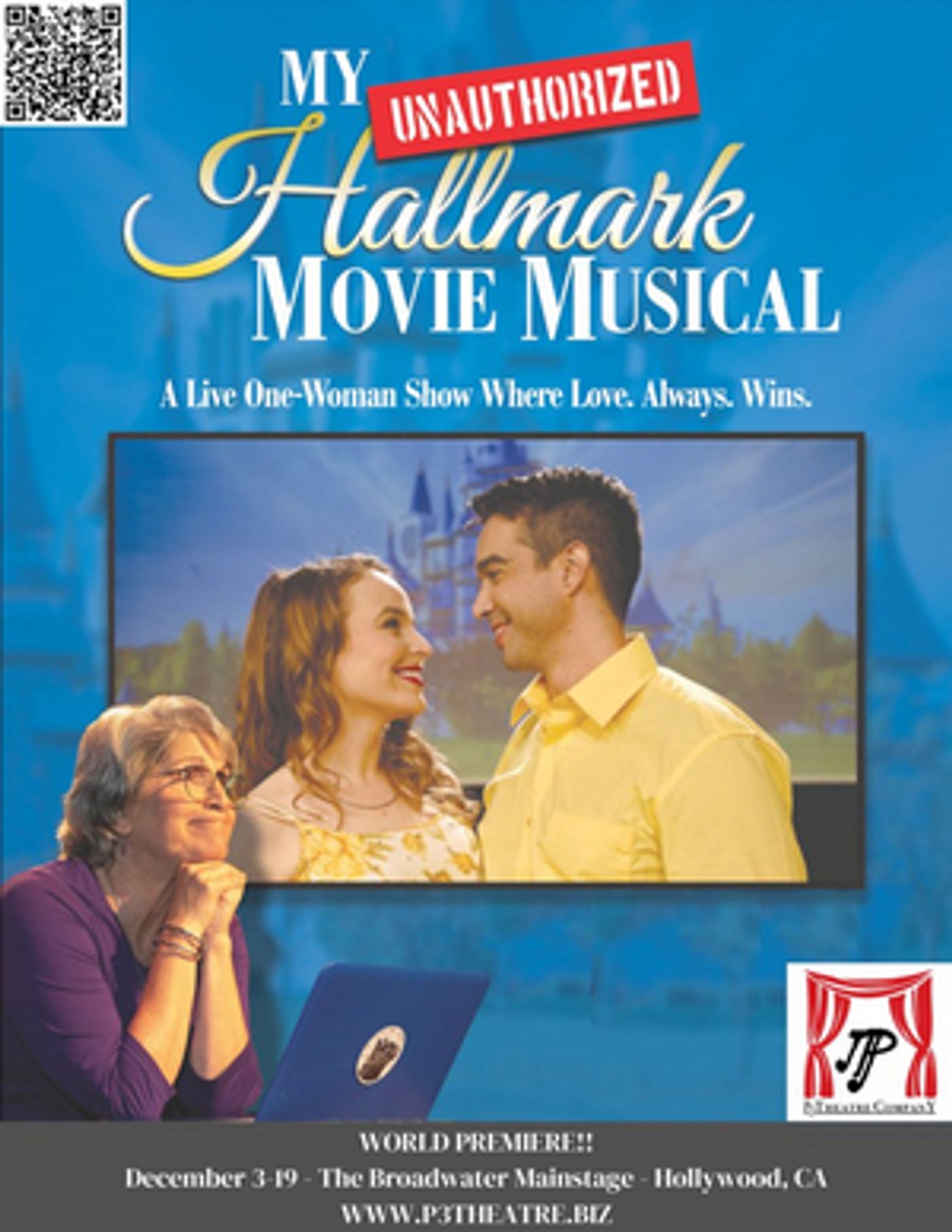 MY (UNAUTHORIZED) HALLMARK MOVIE MUSICAL Will Be Performed by P3 Theatre Company in December  Image