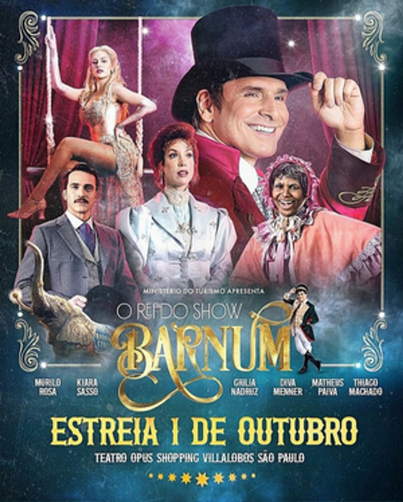Review: Sophisticated and Entertaining, BARNUM – O REI DO SHOW Opens in Sao Paulo Discussing Inclusion and Feminism With the Circus Universe as a Background  Image