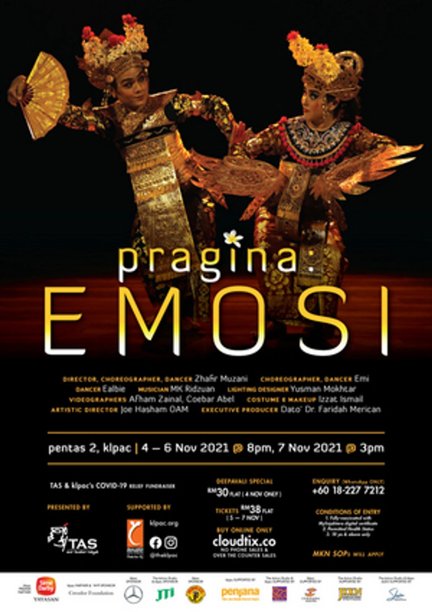 PRAGINA: EMOSI Will Be Peformed at the Kuala Lumpur Performing Arts Center Next Month PRAGINA: EMOSI Will Be Peformed at the Kuala Lumpur Performing Arts Center Next Month Image