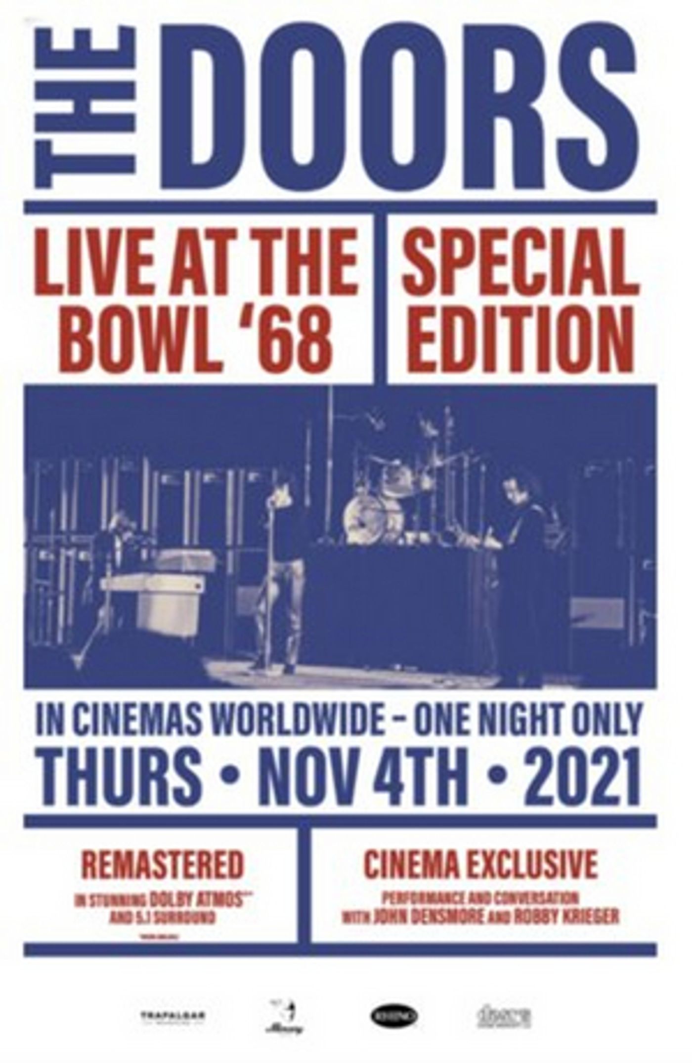 THE DOORS: LIVE AT THE BOWL '68 SPECIAL EDITION to Hit Movie Theaters  Image