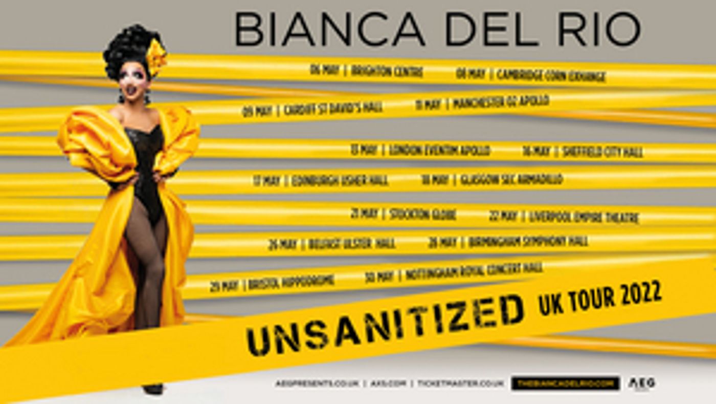 Bianca Del Rio Will Return to the UK With UNSANITIZED Tour Bianca Del Rio Will Return to the UK With UNSANITIZED Tour Image