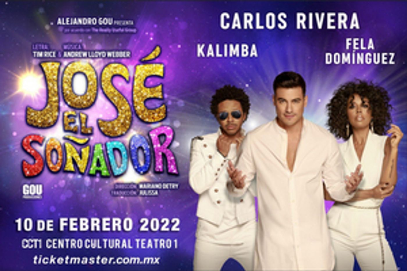 Carlos Rivera y Fela Domínguez se reúnen en JOSE EL SOÑADOR Carlos Rivera y Fela Domínguez se reúnen en JOSE EL SOÑADOR Image