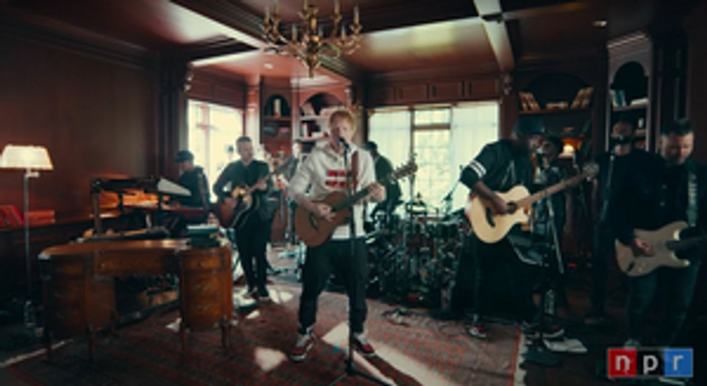 VIDEO: Watch Ed Sheeran's NPR Tiny Desk Concert VIDEO: Watch Ed Sheeran's NPR Tiny Desk Concert Image
