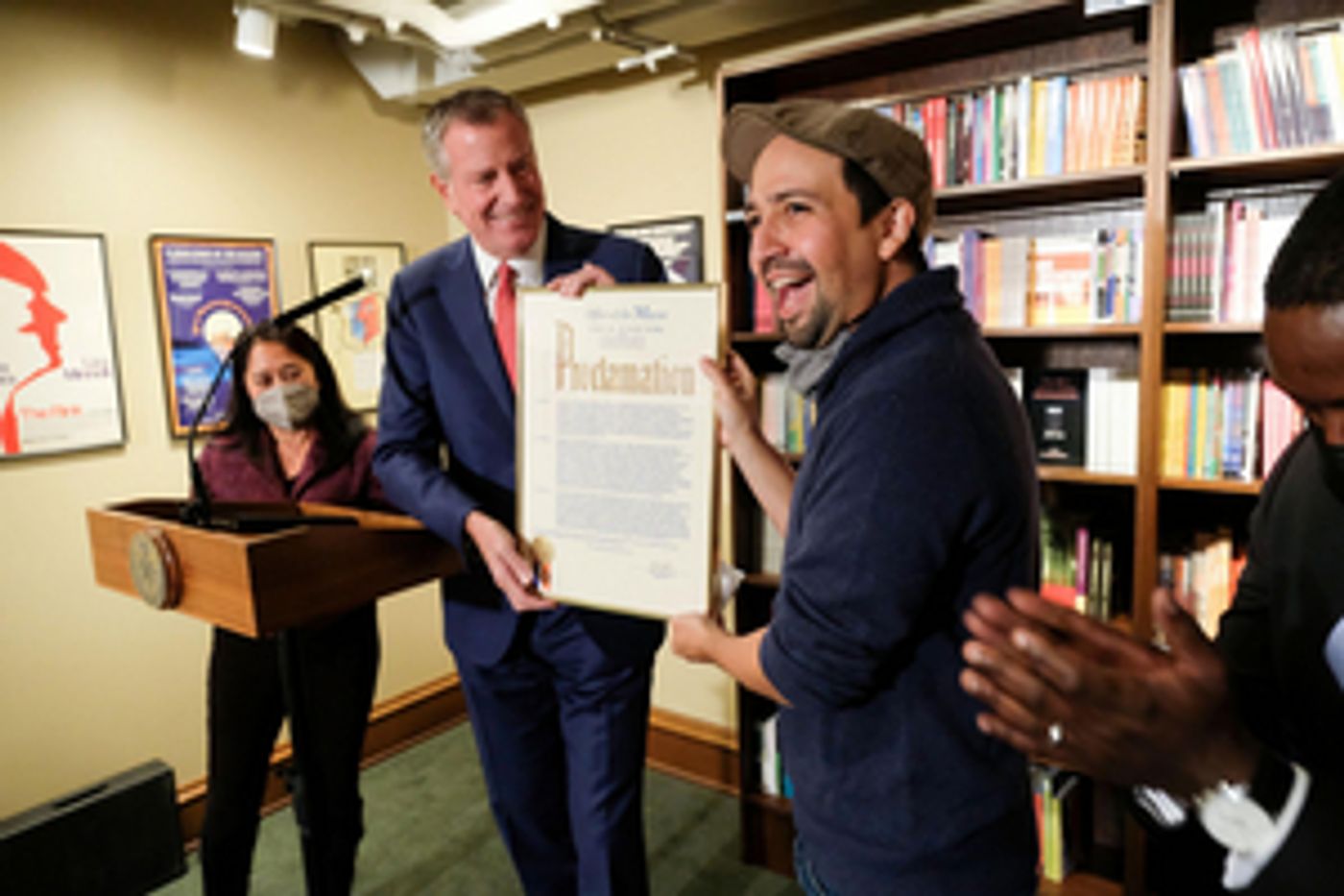 The Drama Book Shop Receives Proclamation From Mayor's Office Decreeing October 26, 2021 Drama Book Shop Day!  Image