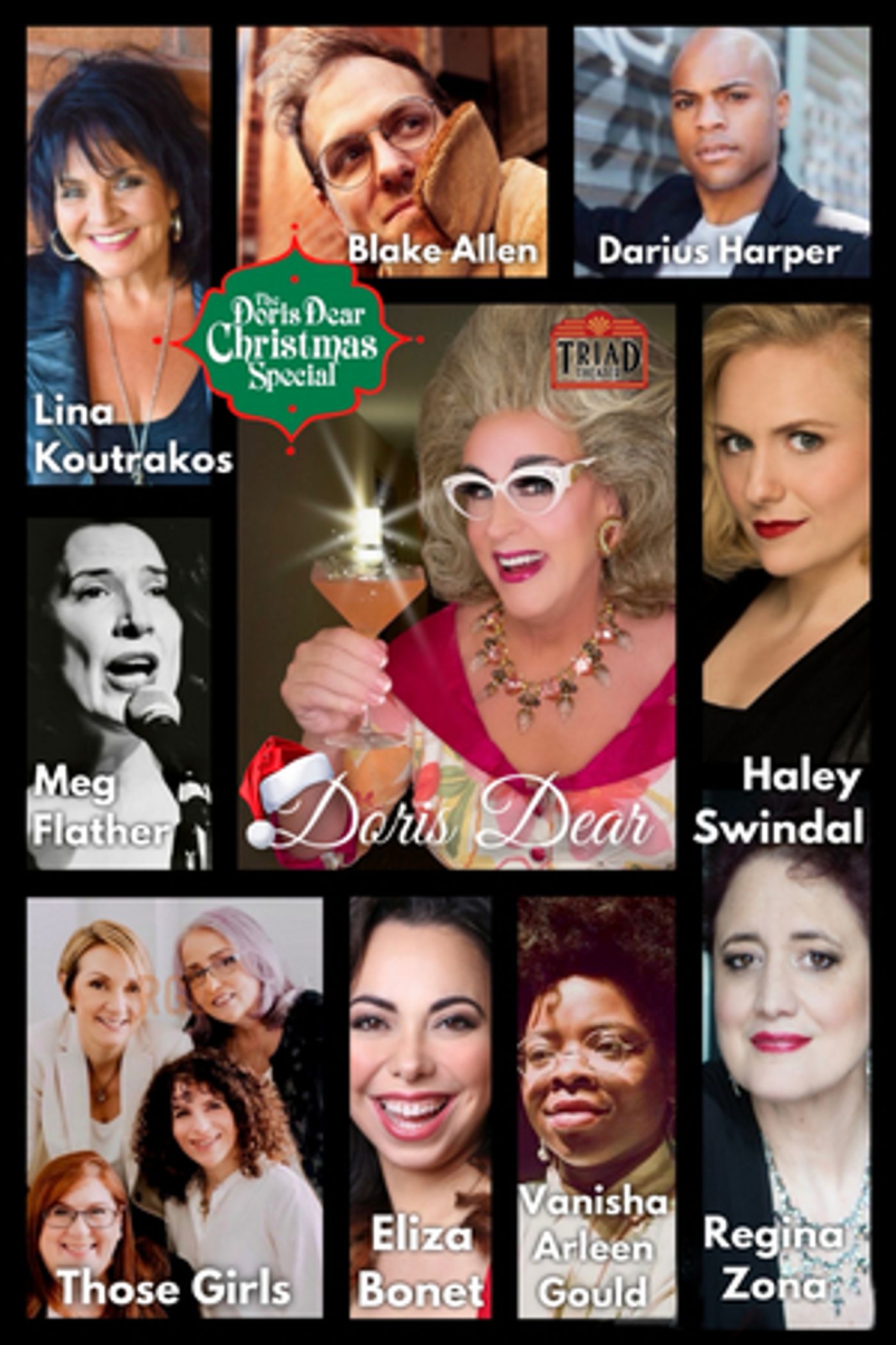 Eliza Bonet, Darius Harper, Haley Swindal & More to Take Part in THE DORIS DEAR CHRISTMAS SPECIAL Eliza Bonet, Darius Harper, Haley Swindal & More to Take Part in THE DORIS DEAR CHRISTMAS SPECIAL Image