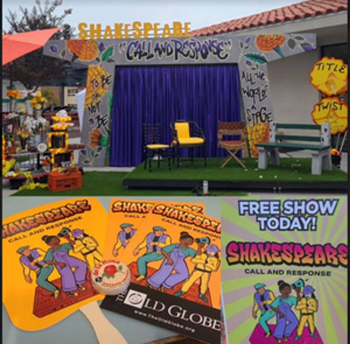 Review: The Globe for All series brings  SHAKESPEARE: CALL AND RESPONSE to a neighborhood near you  Image