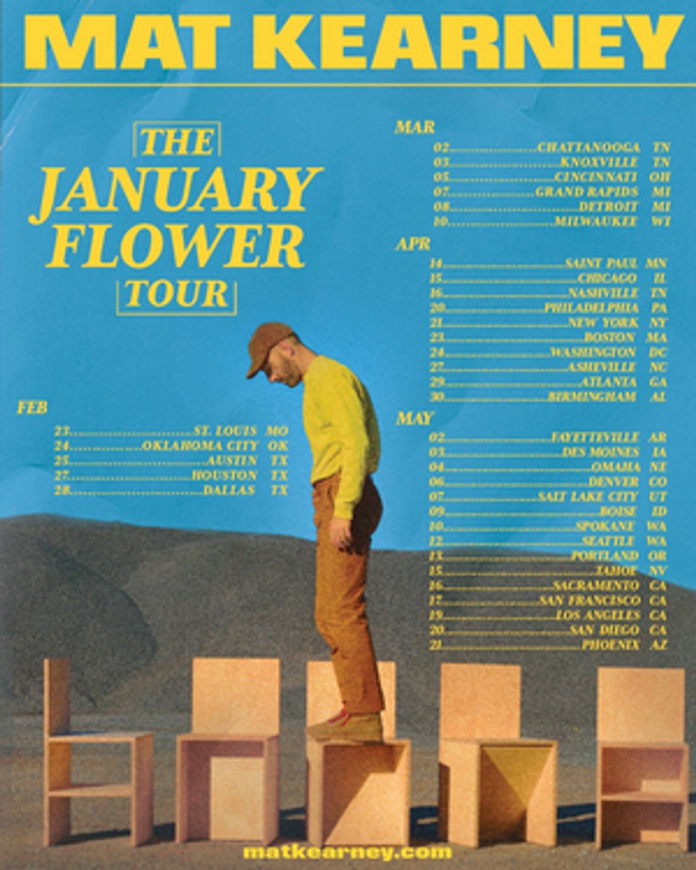 Mat Kearney Announces 2022 Headline Tour  Image