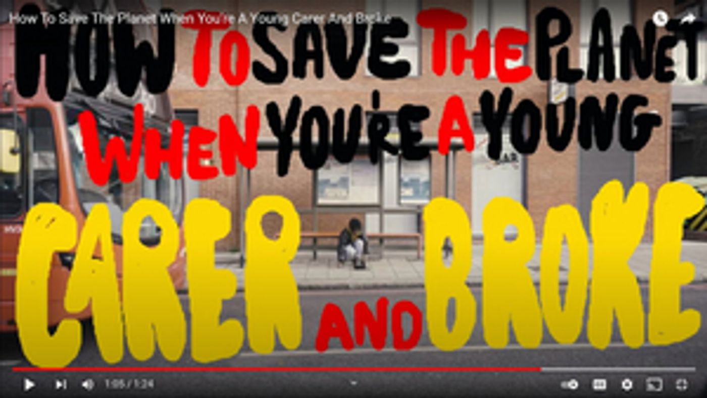 VIDEO: See the Trailer for Boundless Theatre's New Production HOW TO SAVE THE PLANET WHEN YOU'RE A YOUNG CARER AND BROKE VIDEO: See the Trailer for Boundless Theatre's New Production HOW TO SAVE THE PLANET WHEN YOU'RE A YOUNG CARER AND BROKE Image