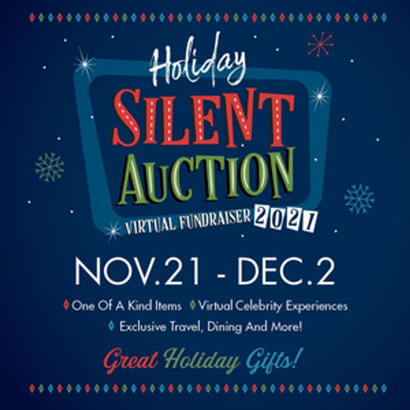 Bay Street Theater & Sag Harbor Center for the Arts Will Kick Off Holiday Silent Auction on November 21  Image