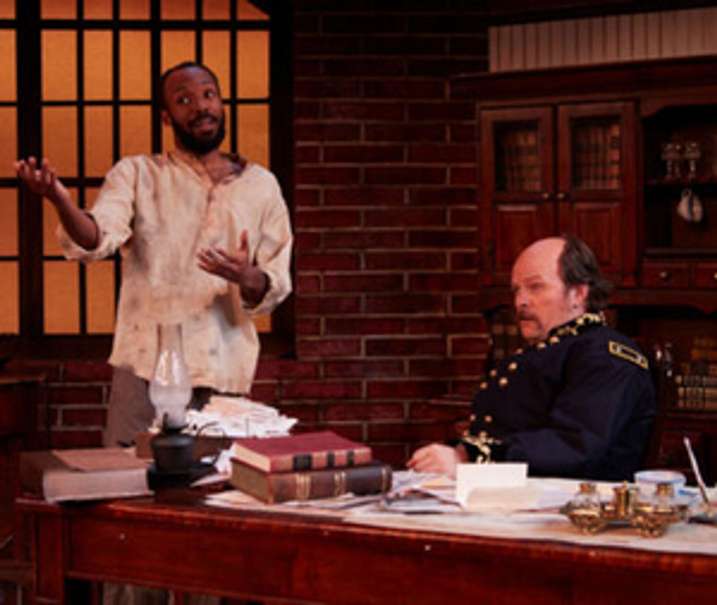 Review: BEN BUTLER brings a Civil War  battle with witty repartee instead of rifles to North Coast Rep  Image