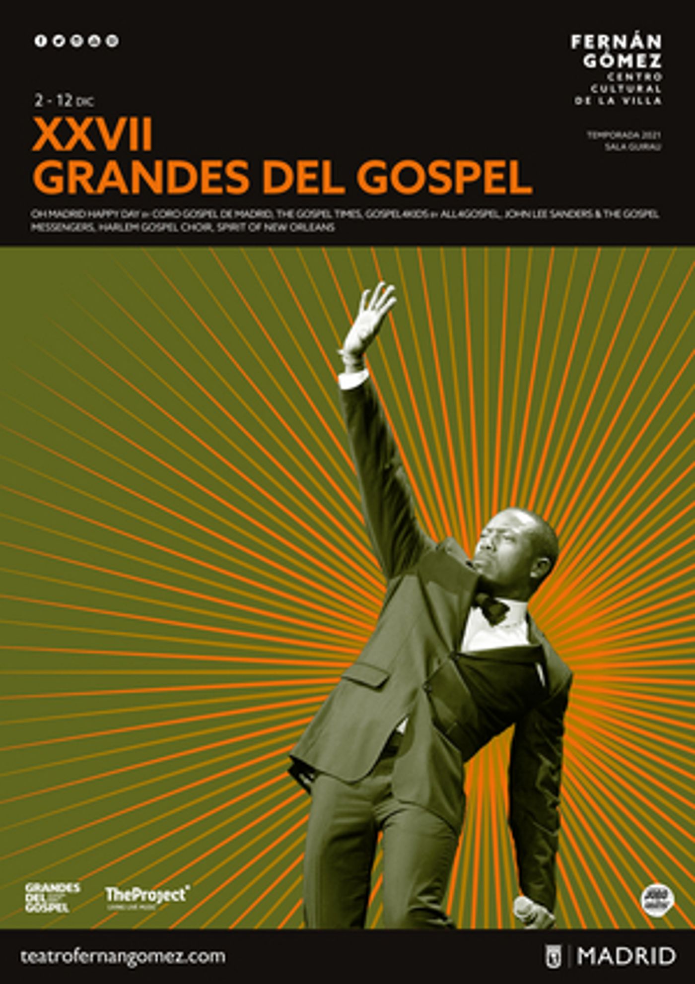 Vuelve GRANDES DEL GOSPEL al Teatro Fernan Gómez de Madrid Vuelve GRANDES DEL GOSPEL al Teatro Fernan Gómez de Madrid Image