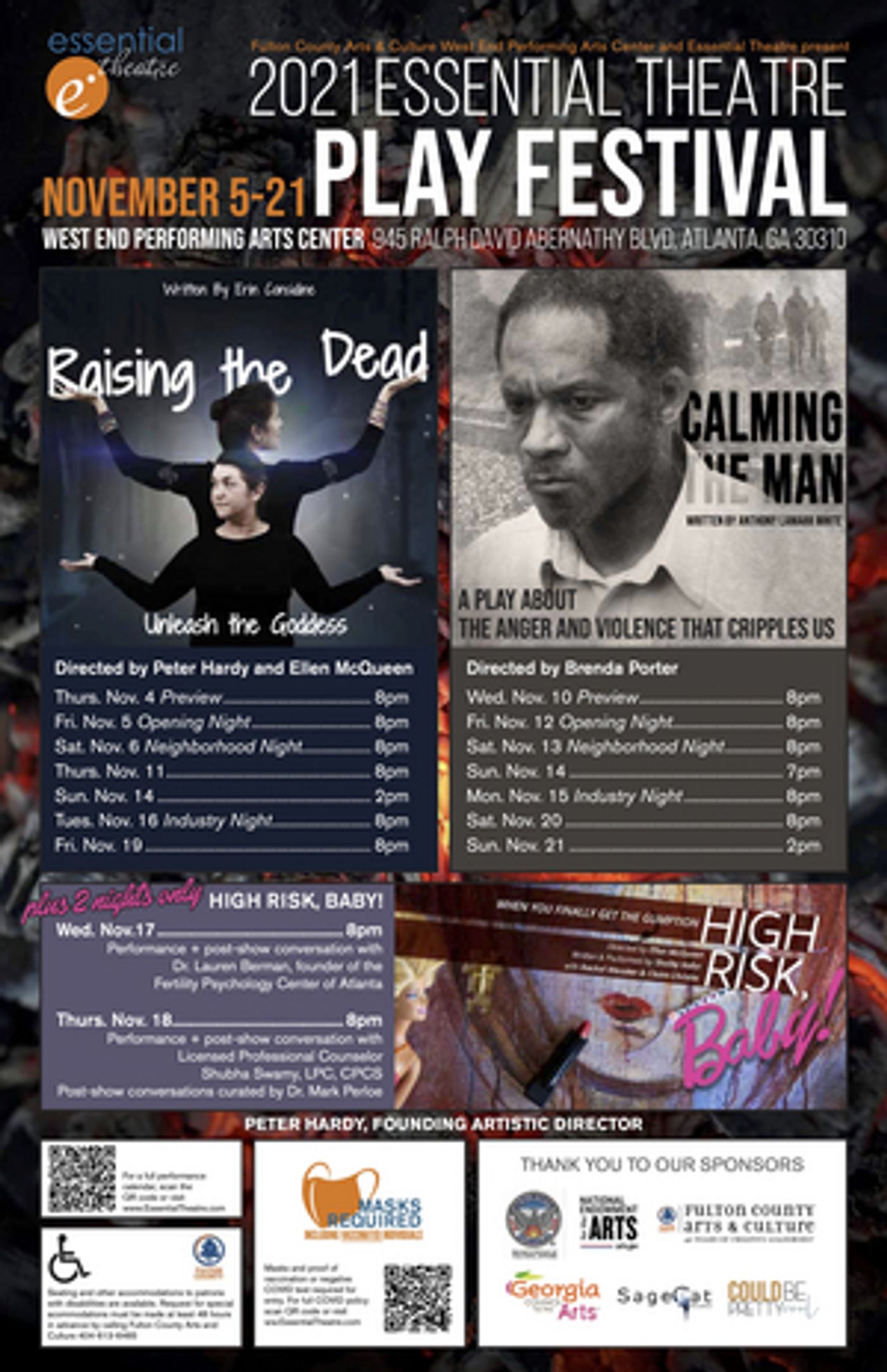 The 2021 Essential Festival to Premiere Anthony Lamarr White's CALMING THE MAN The 2021 Essential Festival to Premiere Anthony Lamarr White's CALMING THE MAN Image