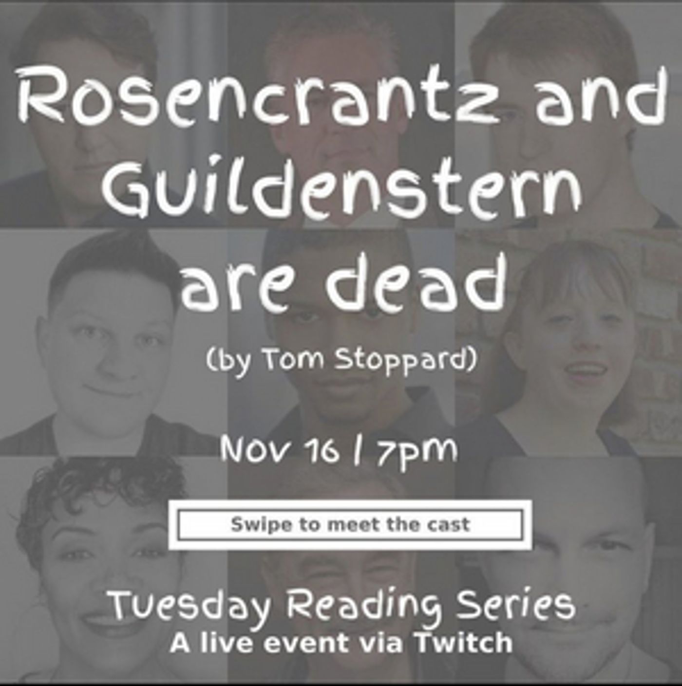 TSquared Production Company Presents ROSENCRANTZ AND GUILDENSTERN ARE DEAD  Image