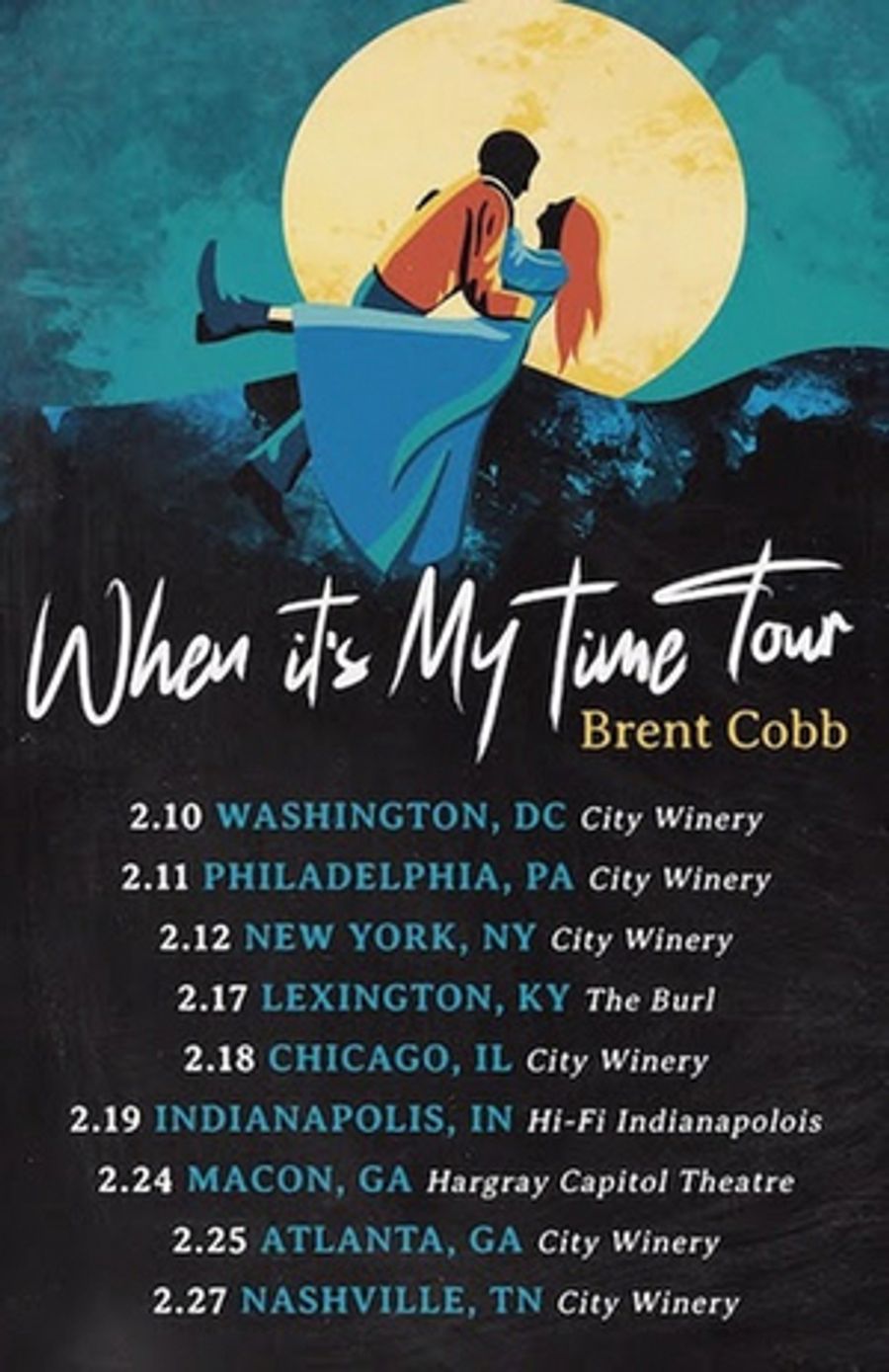 Brent Cobb Confirms 2022 'When It's My Time Tour' Image