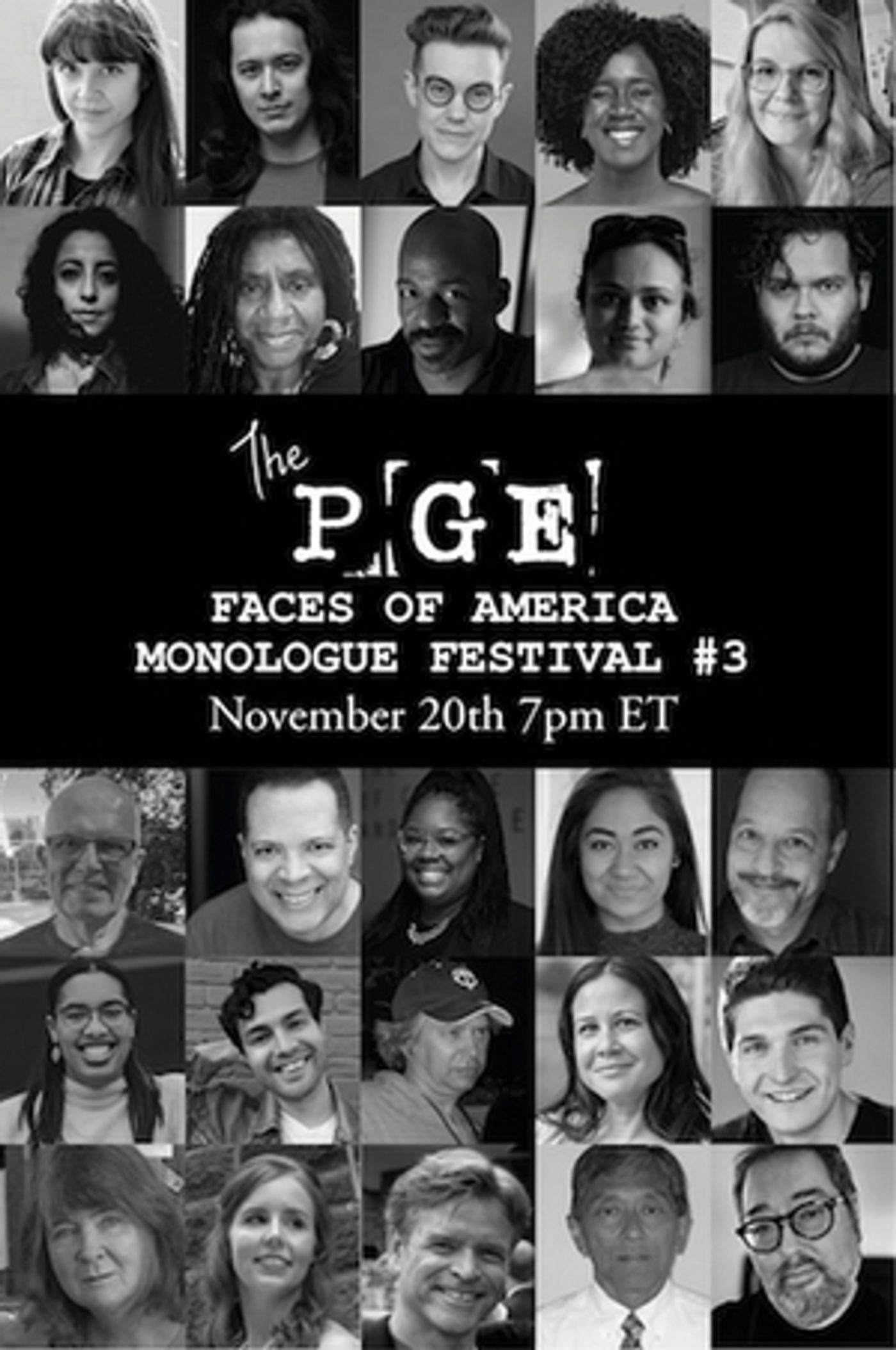Third Annual Faces of America Monologue Festival Takes Place This Month  Image